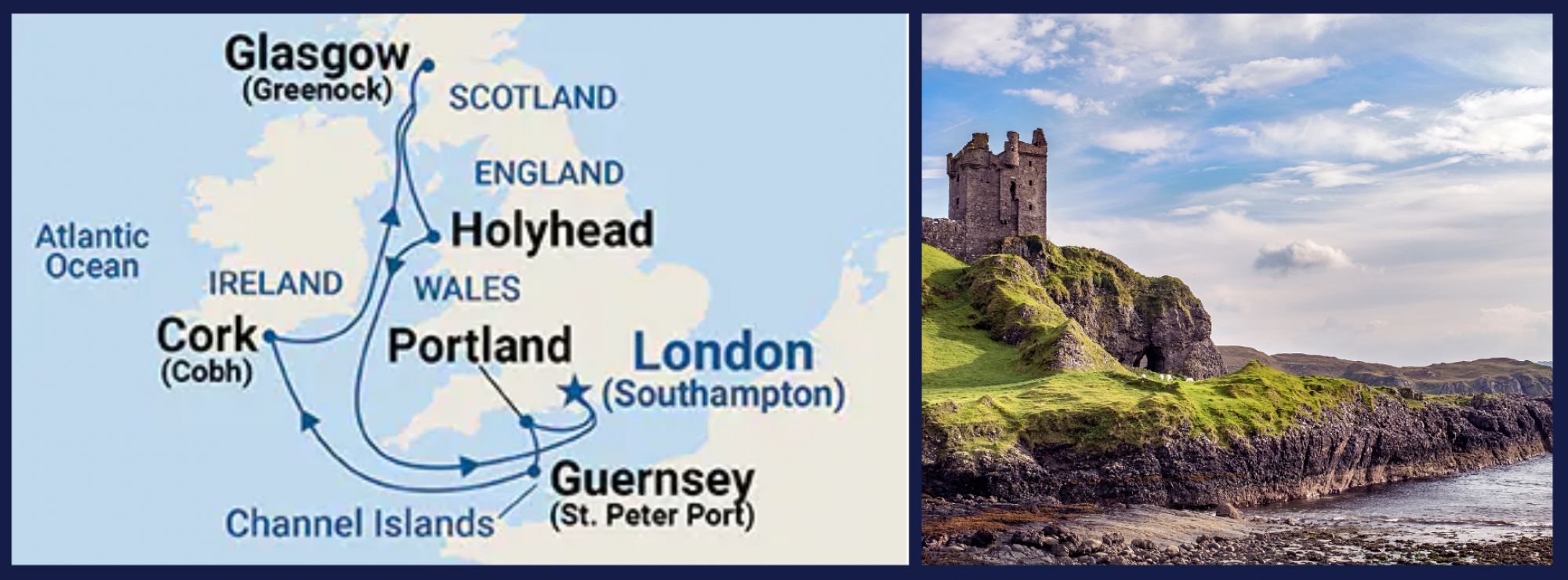 8Day Ireland & Scotland Cruise